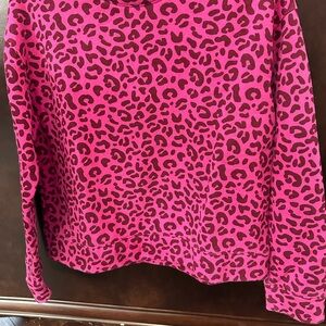 Academy Sport brand(BCG) girl size 16, pink cheetah print 2 pc shorts w/pockets